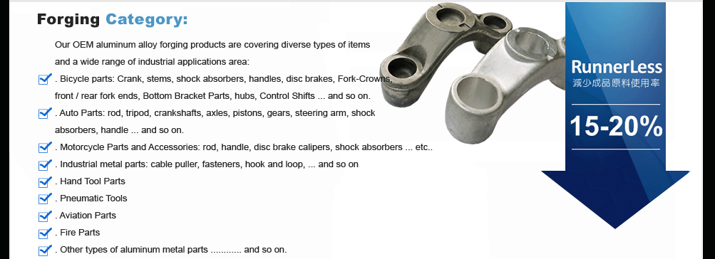 Aluminum forging